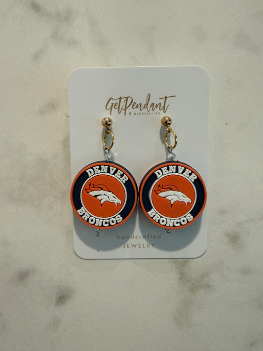 Silicone Earrings Football