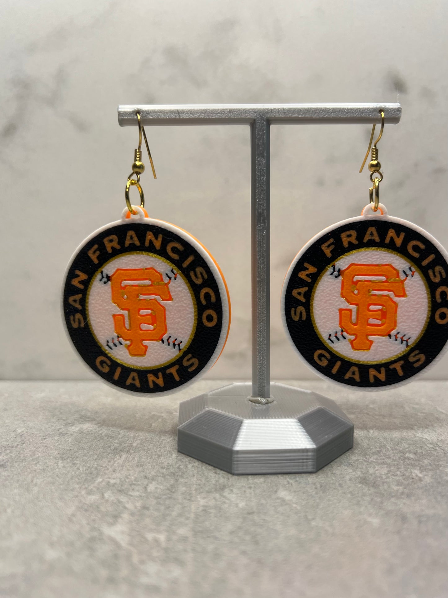 San Francisco Baseball Earrings