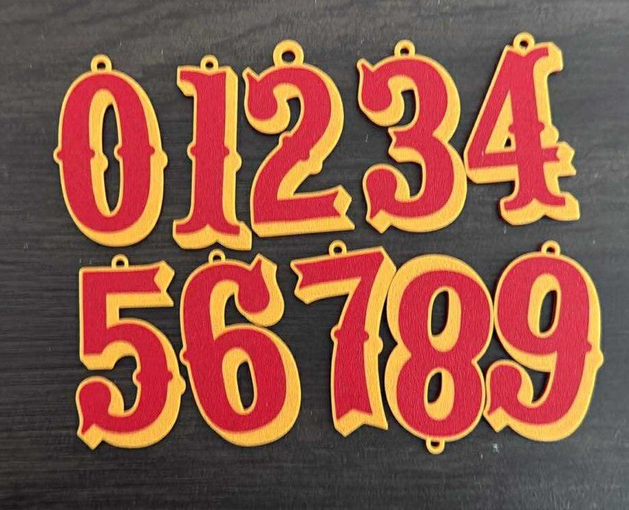 Full Set Single Player Numbers (Rivalry) - NEW 2025