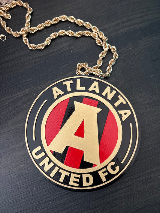 Atlanta United Pendant (Hand Painted)