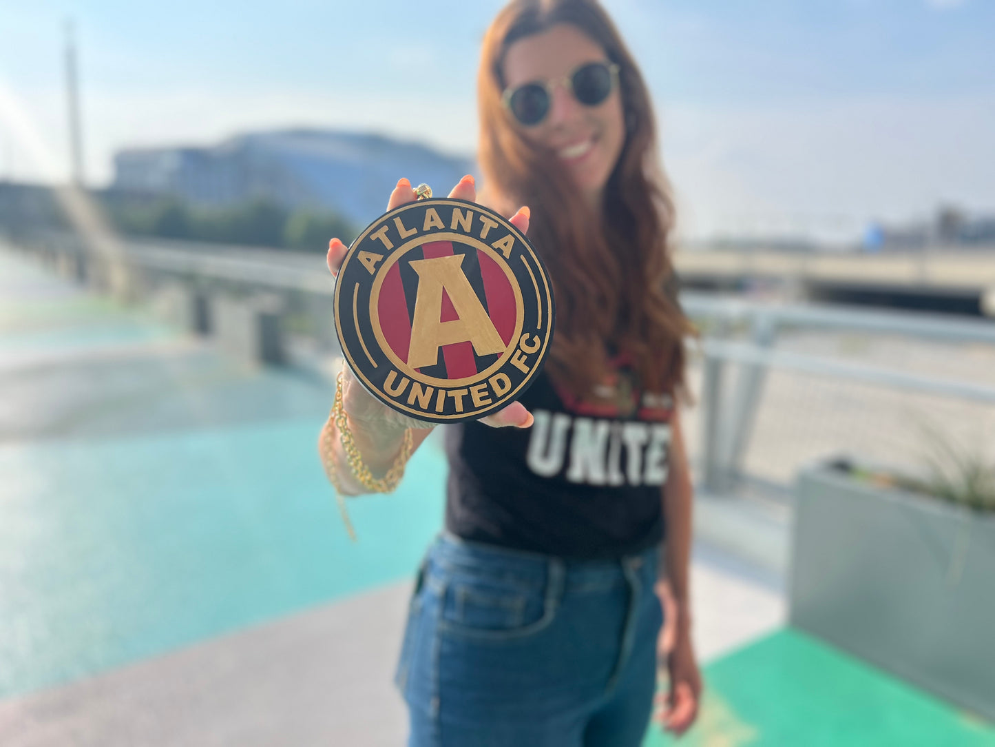 Atlanta United Pendant (Hand Painted)