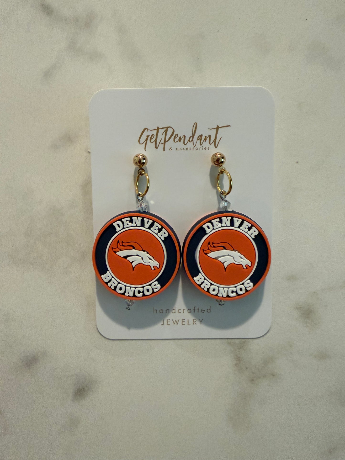 Silicone Earrings Football