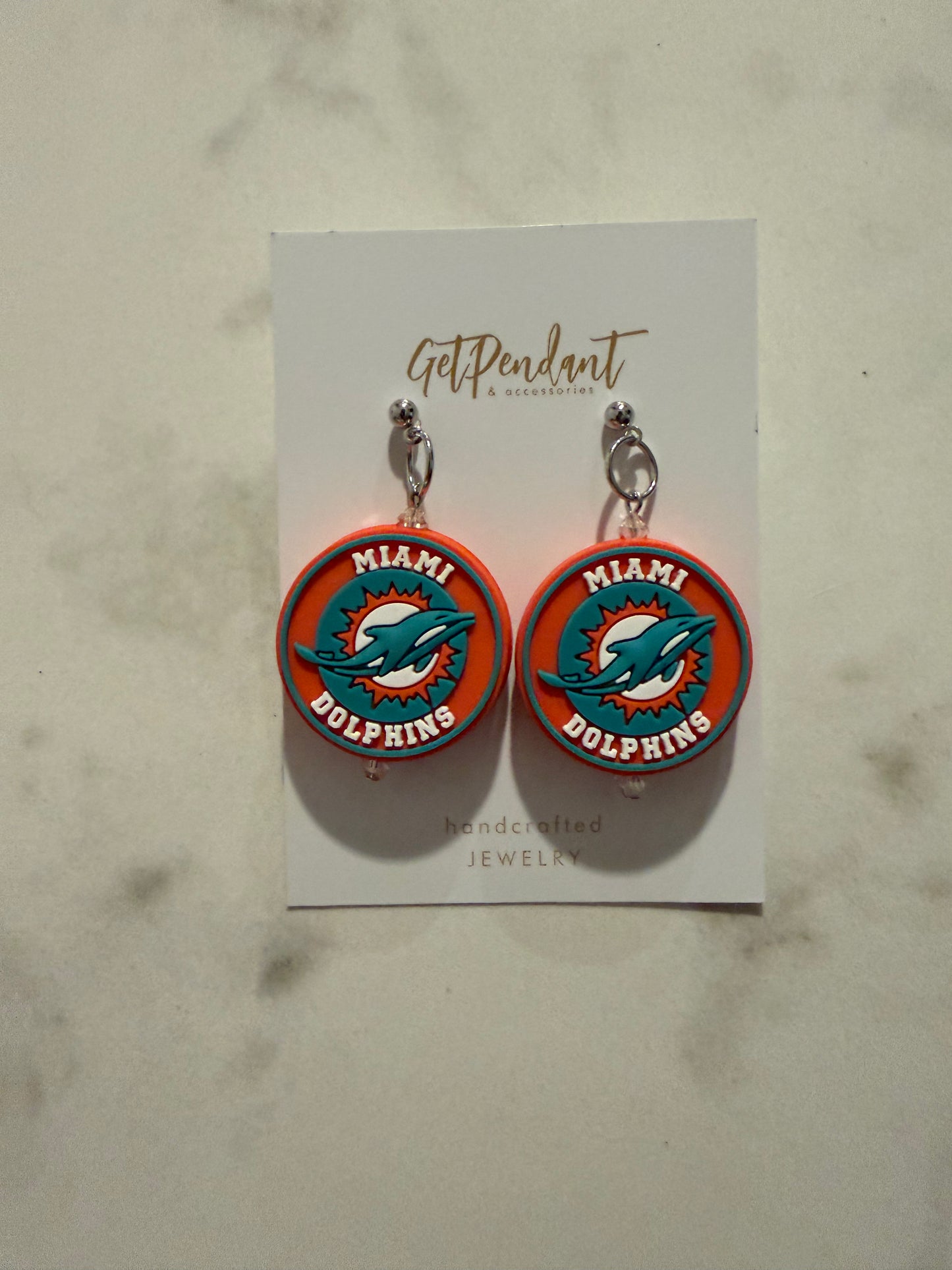 Silicone Earrings Football