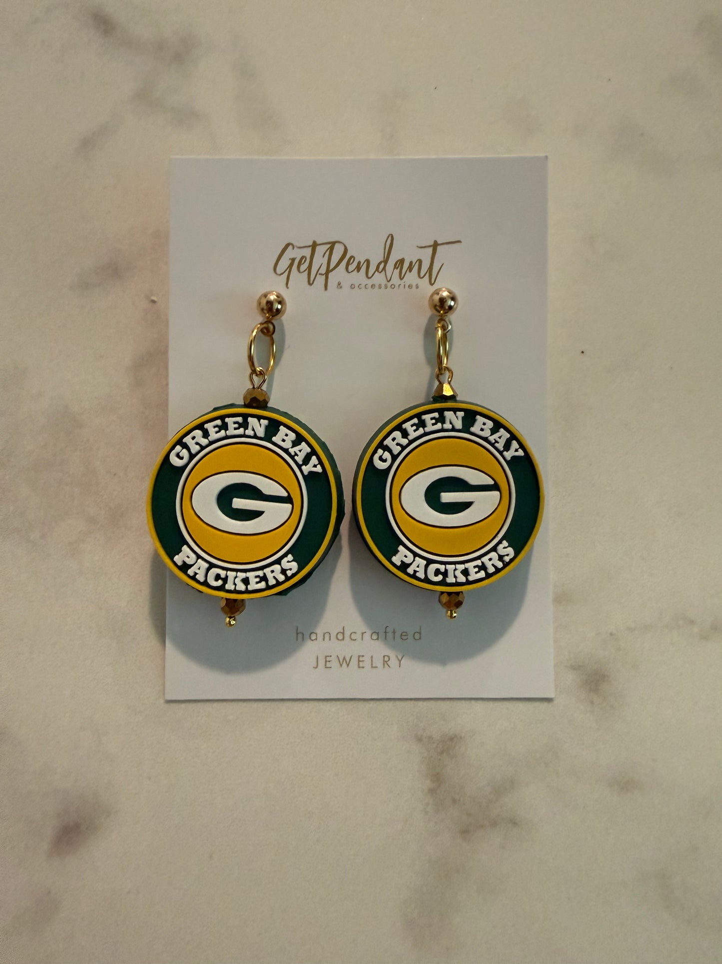 Silicone Earrings Football