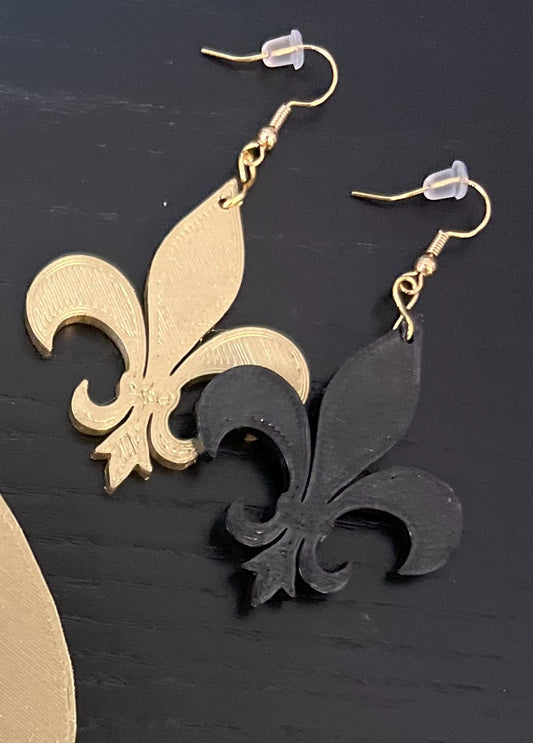 New Orleans Football Earrings