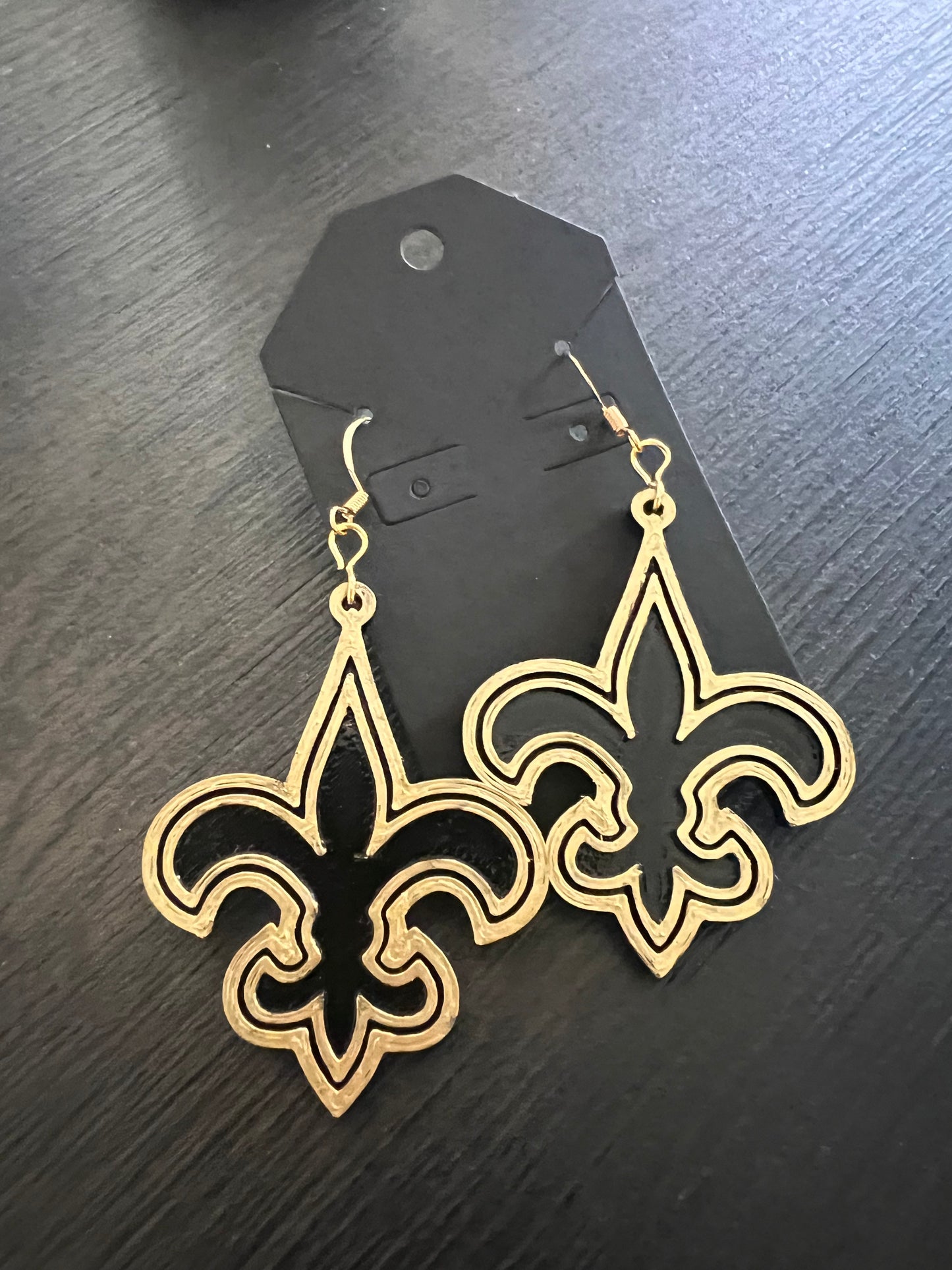 New Orleans Football Earrings