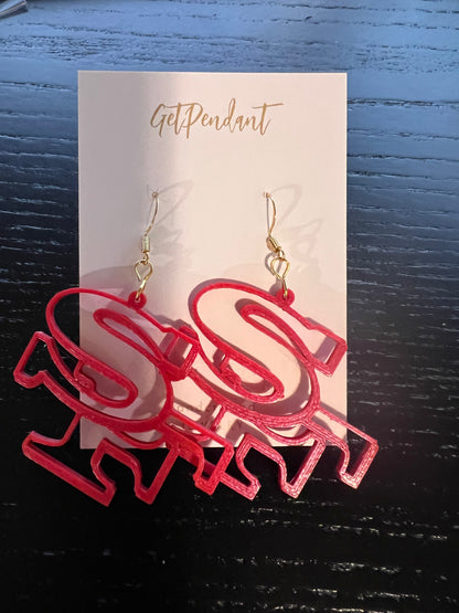 San Francisco SF Earrings