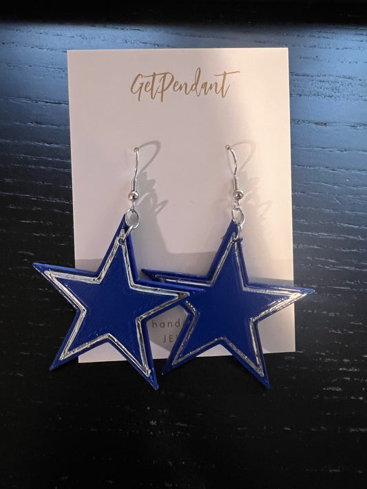 Dallas Football Earrings