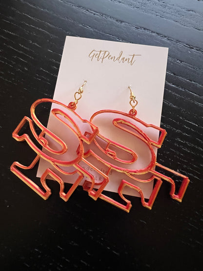 San Francisco SF Earrings