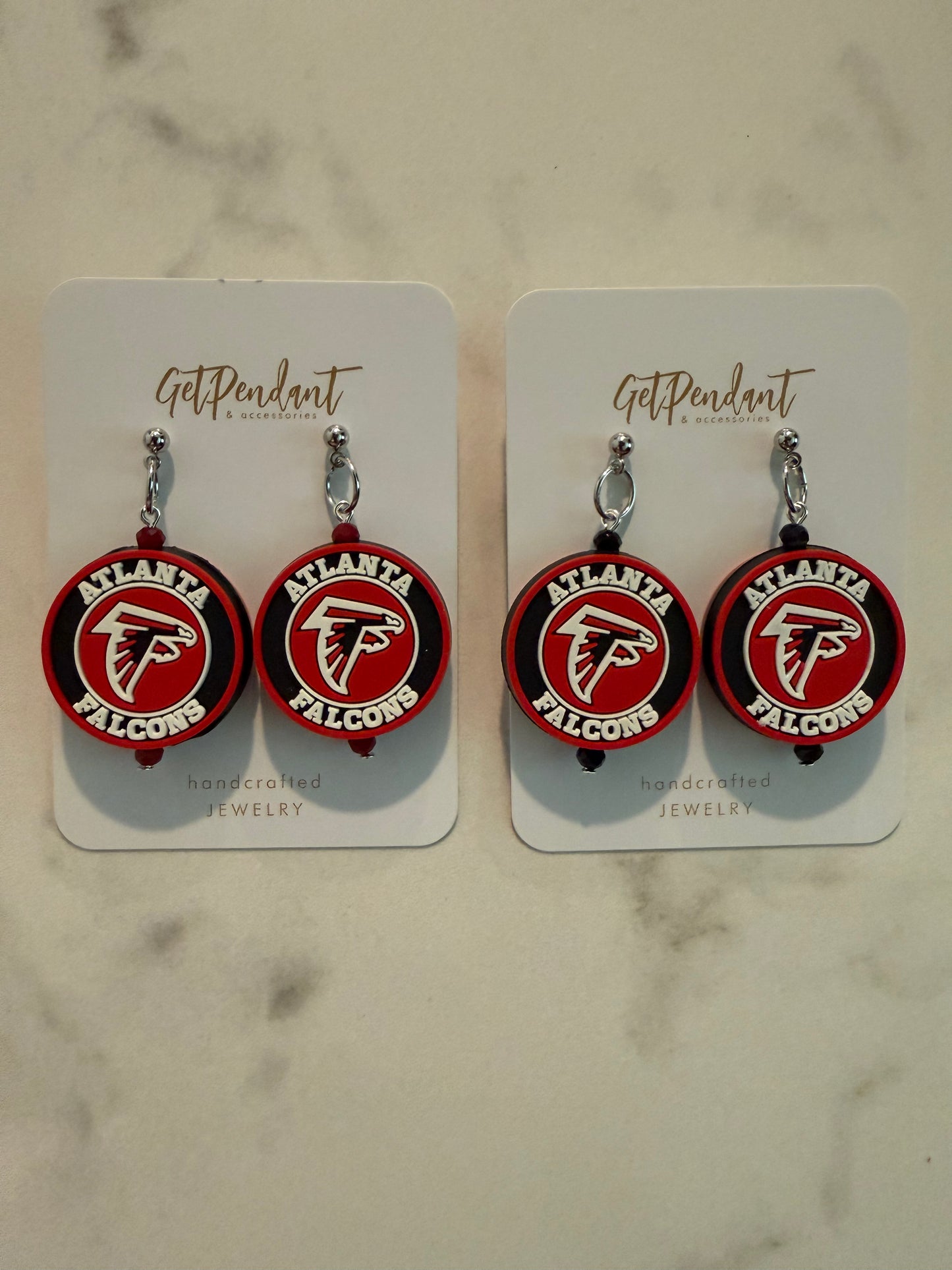 Silicone Earrings Football