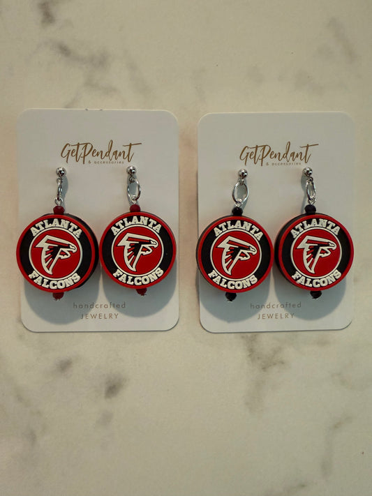 Silicone Earrings Football