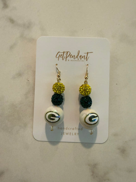 Beaded Earrings NFL