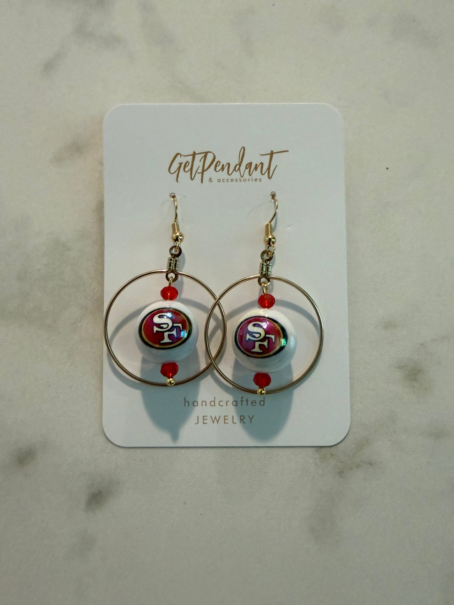 Beaded Earrings NFL
