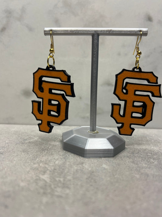 San Francisco Baseball Earrings