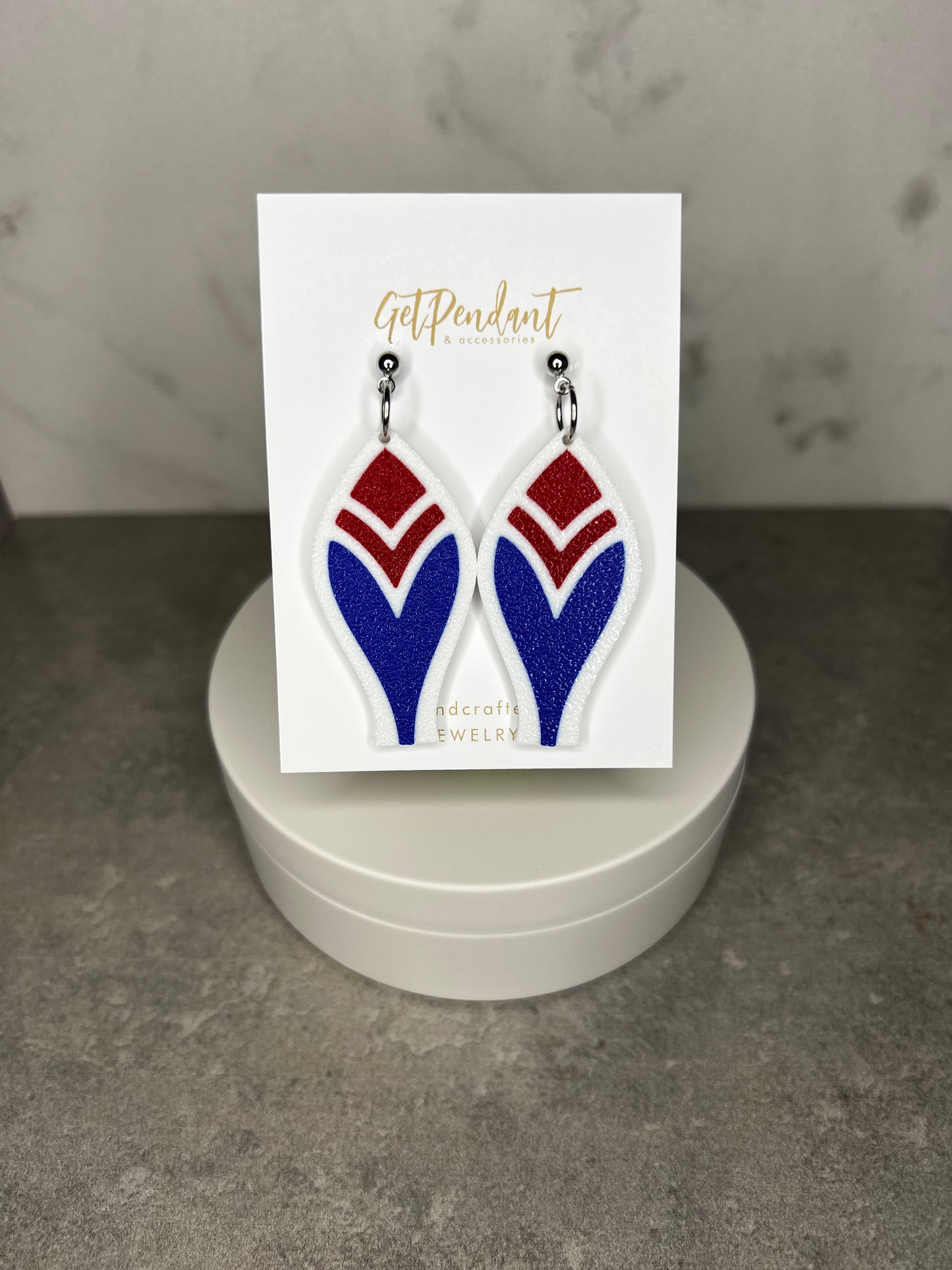 Atlanta Baseball Earrings