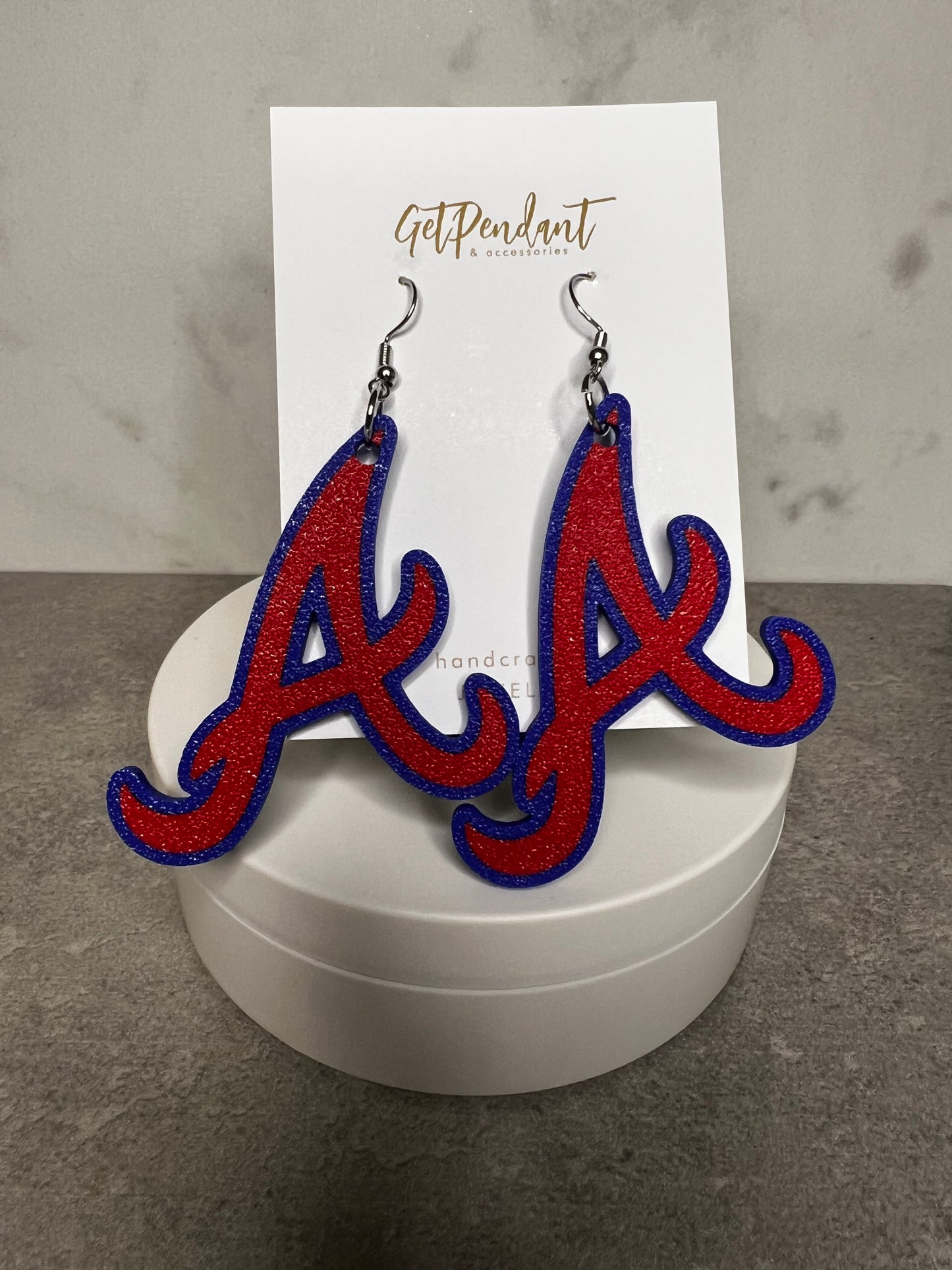 Atlanta Baseball Earrings