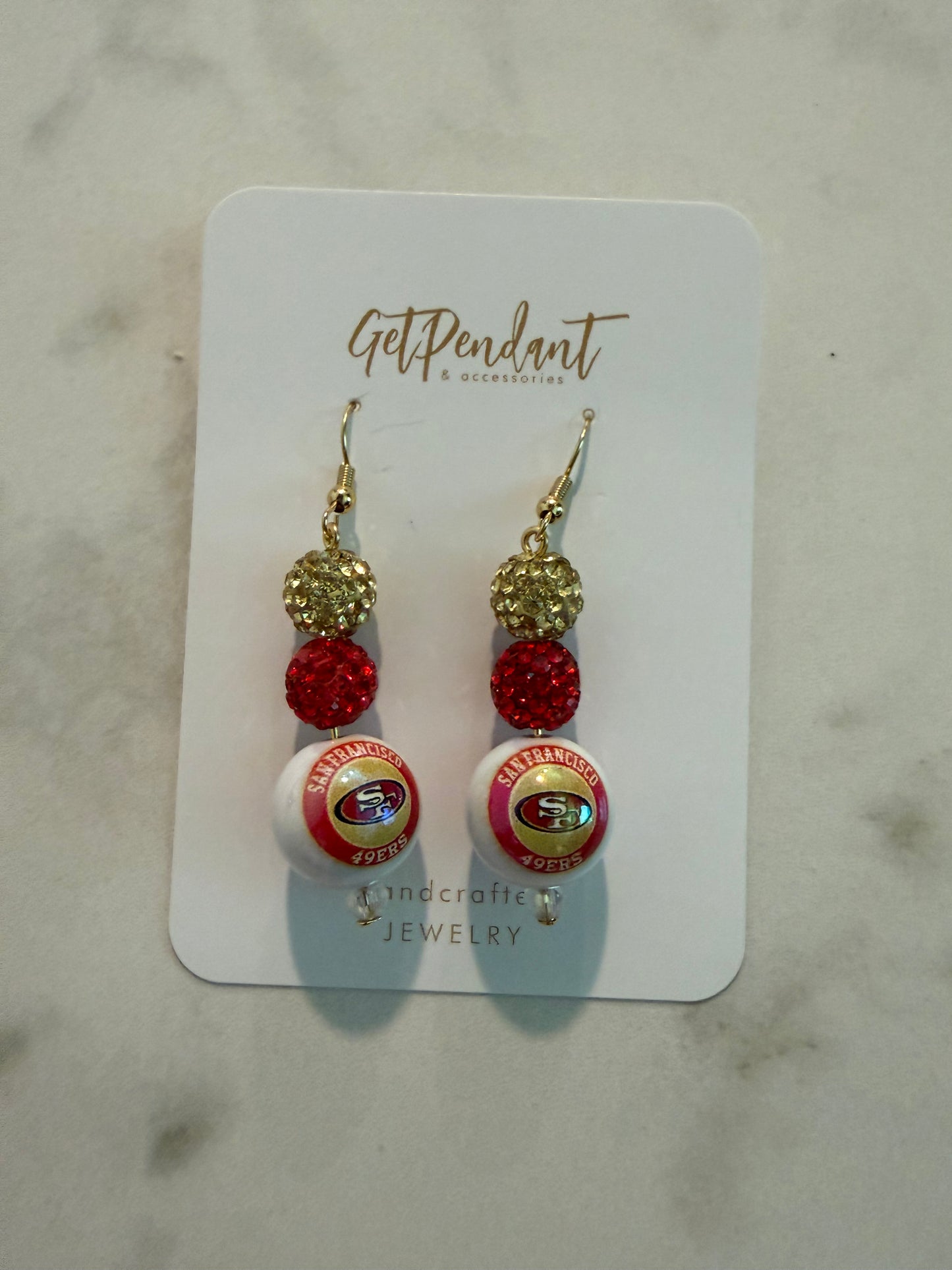 Beaded Earrings NFL